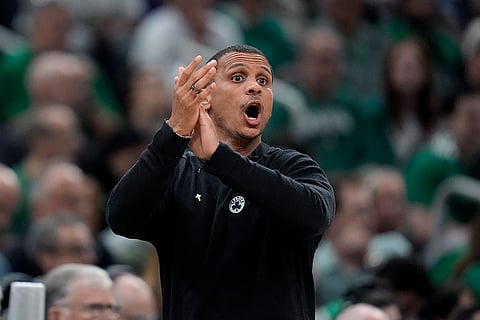 Boston Celtics coach Joe Mazzulla